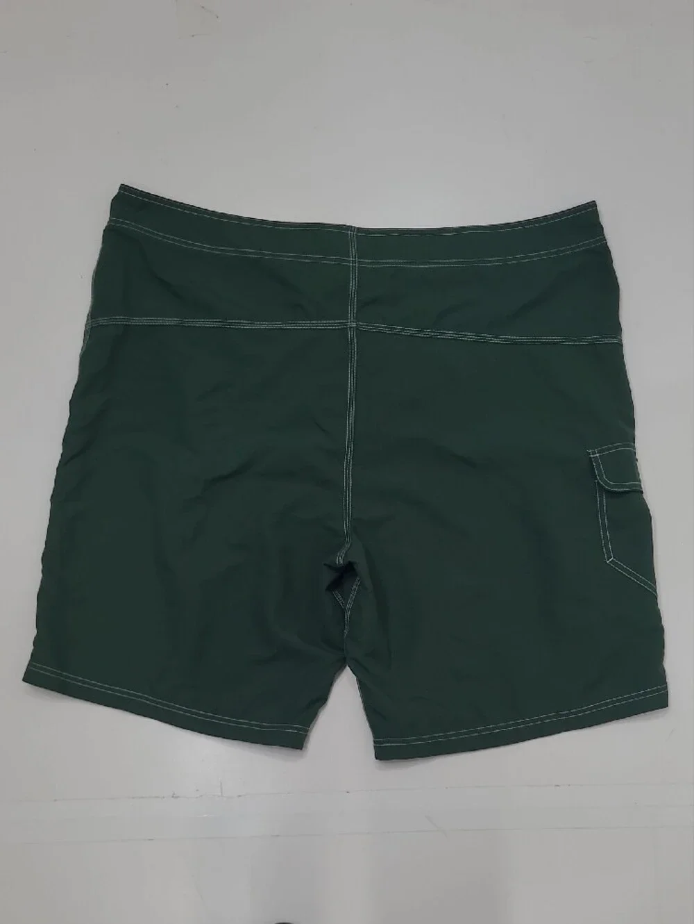 Hurley Forest Green Board Shorts Beach Volleyball Swim Surf Trunks Drawstring